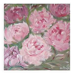 Tableau fleurs signé - certificat