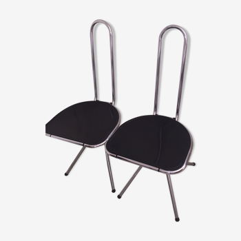 Paire de chaises pliantes par Niels Grammelaard