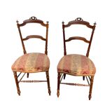 Pair of Second Empire Napoleon III style chairs
