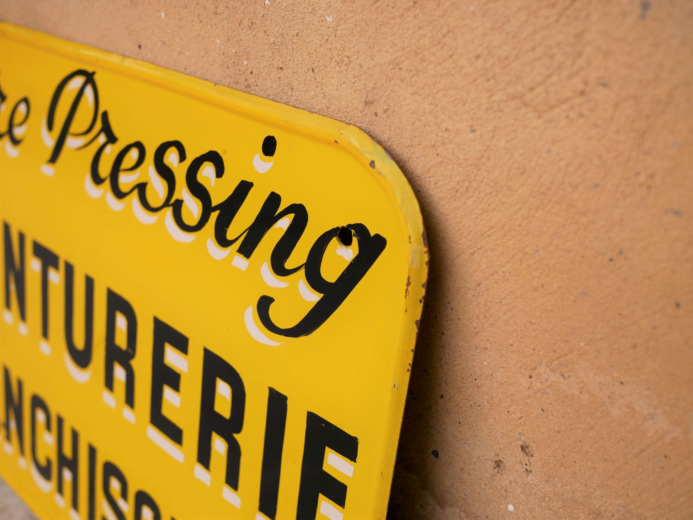 Vintage enamel plate