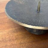 Brutalist Bronze Candle Holder Mid-Century, 1960s