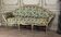 Painted and gilded wooden bench, Venice, 18th century