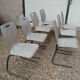 Lot de 7 chaises années 80