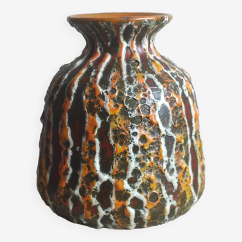 Céramique fat lava de Hongrie années 50-60