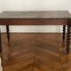Old farm dining table Louis XIII turned wood