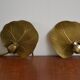 Pair of wall lights brass 70s