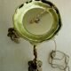 Pair of 3-light bronze Louis XV style table lamps
