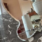 Beveled mirror to be put down vintage 24 X 17 cm