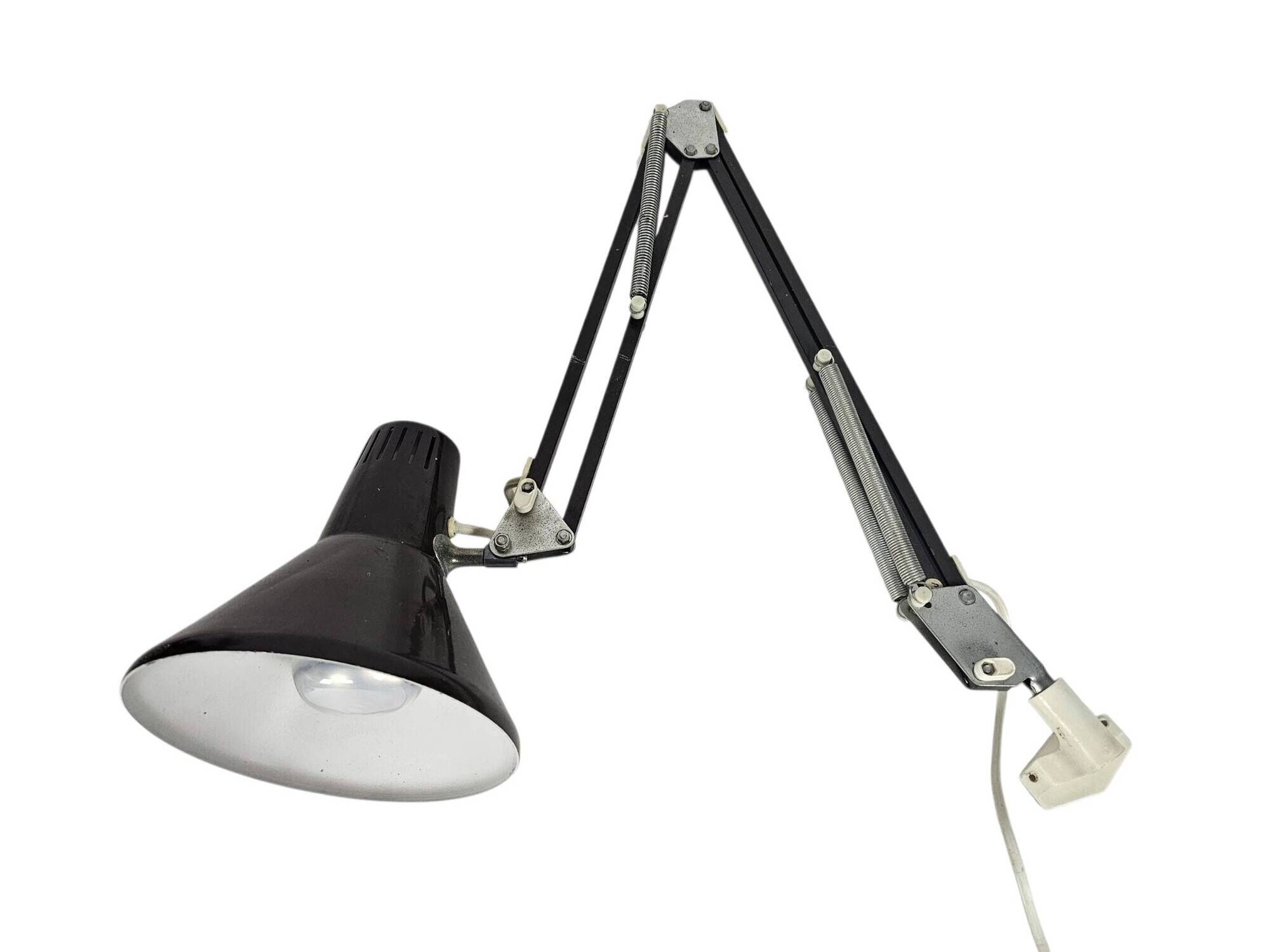 Waso Ledu - WH - wall lamp - architect's lamp - Sweden - 1980s