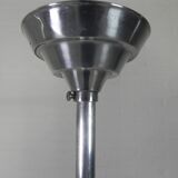 Vintage hanging lamp with glass shade, lantern model, 1950s