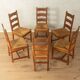 Brutalist dining chairs