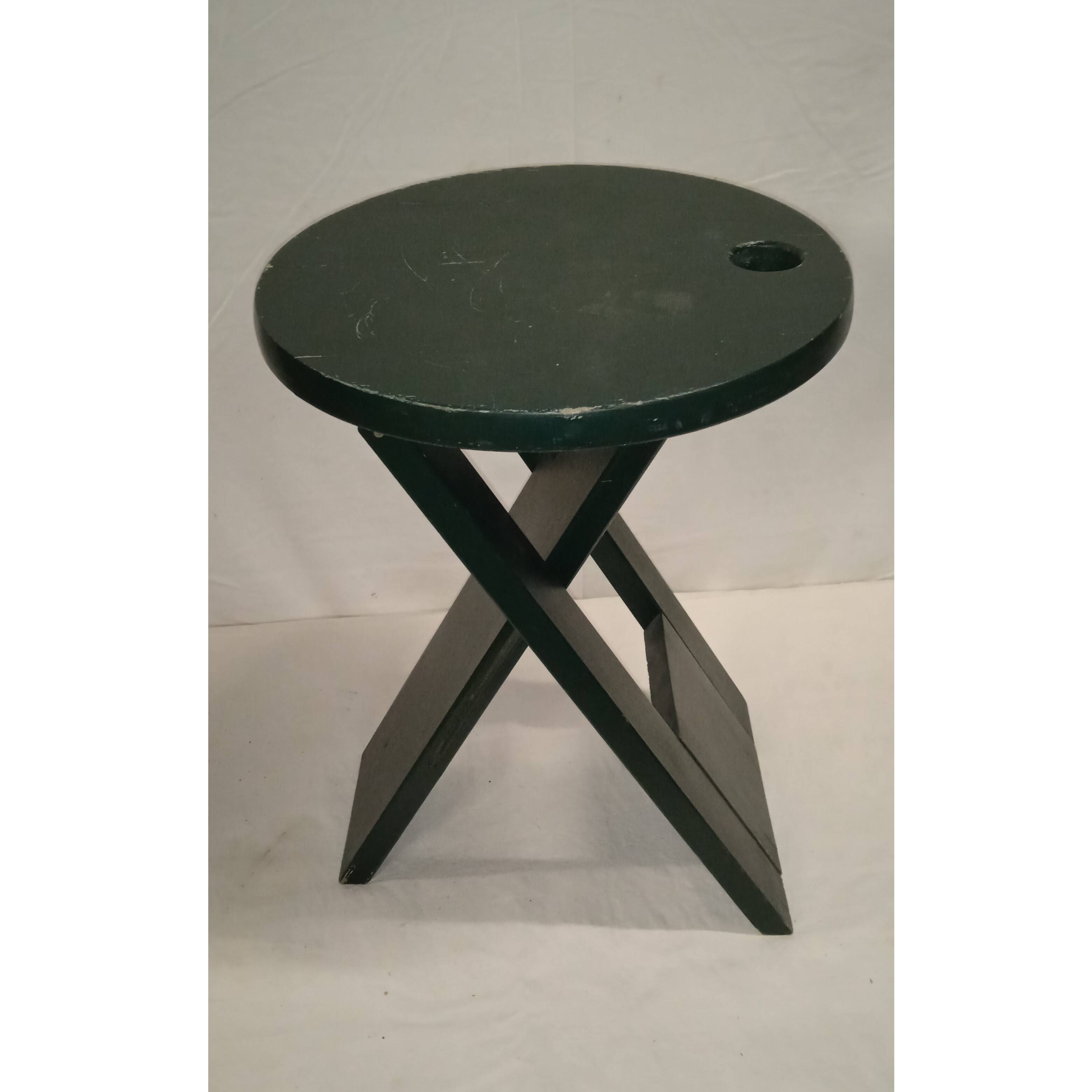 Suzy folding wooden stool design Adrian Reed