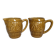 Pair of Desvres pitchers old barrel