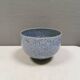 Birthe Sahl / Halvrimmen bowl in delicate bluish tones, Denmark, 1980s.
