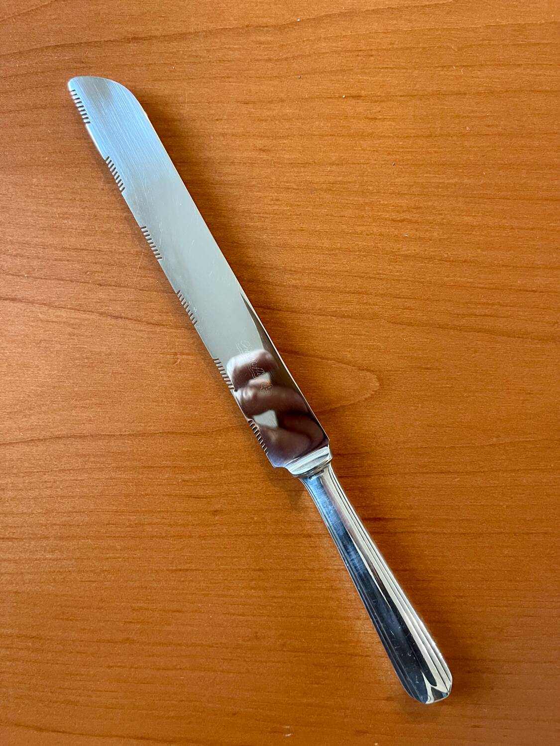 Christofle boreal large bread knife 27.5 cm