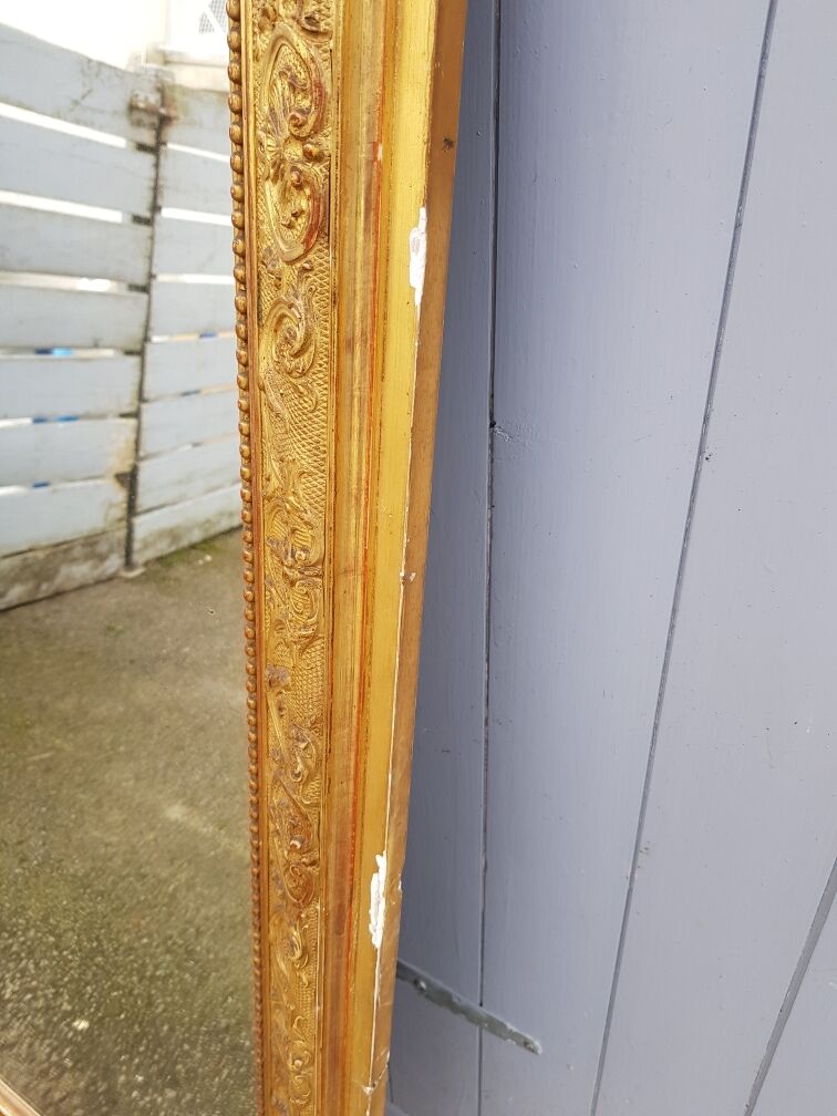 Ancient fireplace mirror - 150x98cm