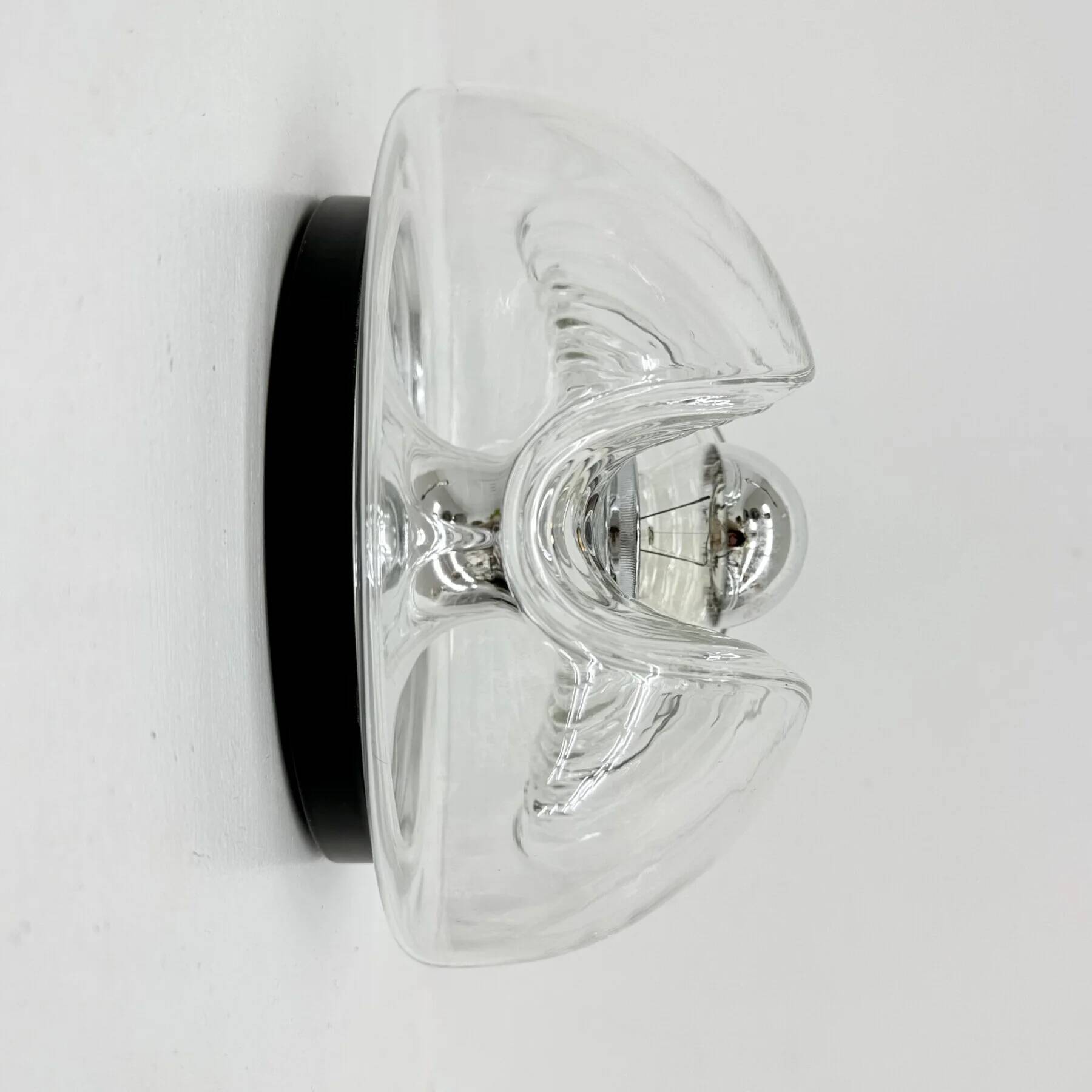 Peil & Putzler 'Futura' ceiling lamp sconce by Koch Lowy, 1970s