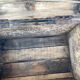 Old small wooden trunk