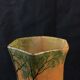 Vase verre émaillé legras art déco