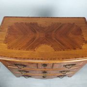Marquetry style chest of drawers