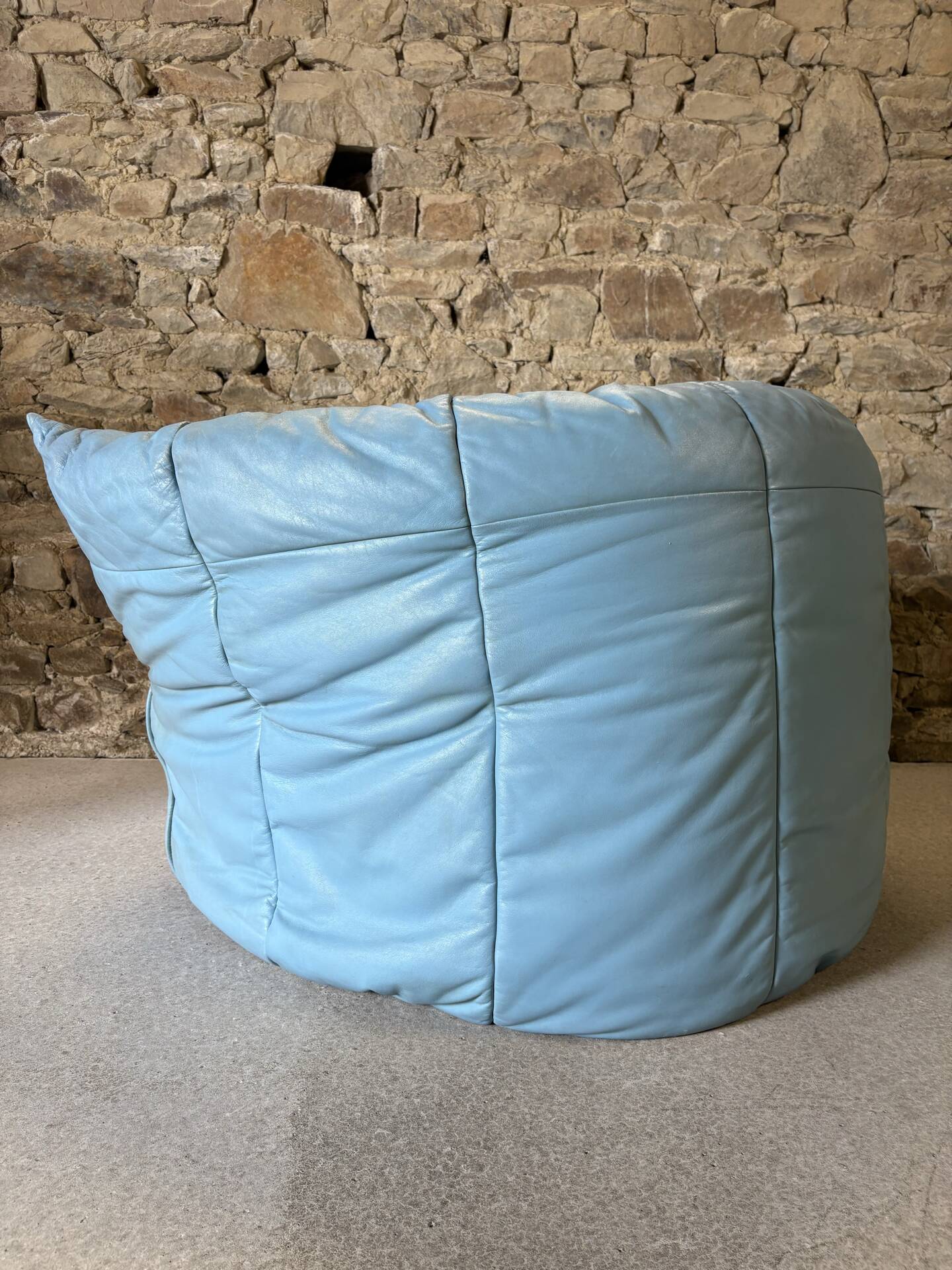 Brigantin leather armchair by Michel Ducaroy for Ligne Roset, 1980
