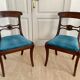 Pair of mahogany chairs XIXth century