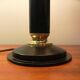 Midcentury leather lamp