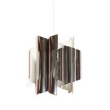 Italian 70s chrome design pendant lamp