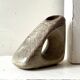 Sculptural and graphic ceramic vase by Bertoncello, Italy 1970