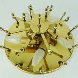 Mid century glass blossoms ceiling fixture 1960s ernst palme