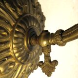 Bronze swan neck wall light 1900
