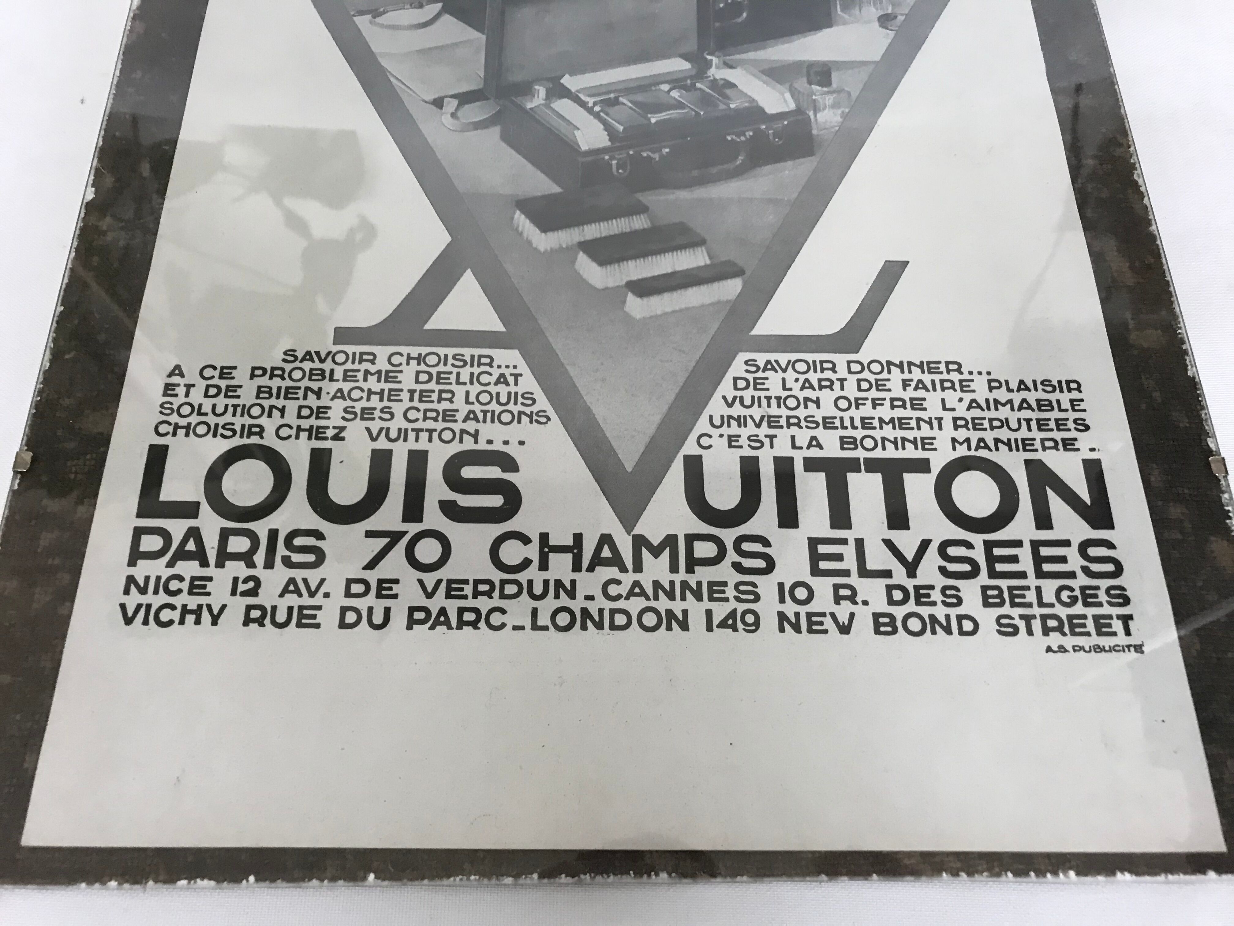 Advertising poster Louis Vuitton 1930