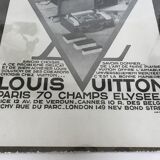 Advertising poster Louis Vuitton 1930