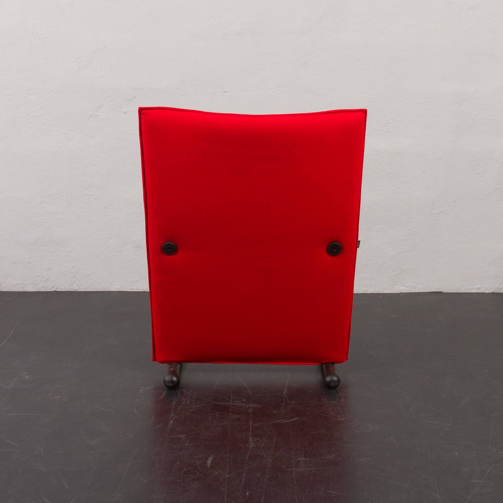 “T-line” high back lounge chair by Burkhard Vogtherr for Arflex, Italy 1980