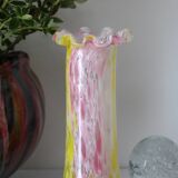Clichy Legras vase blown glass early 20th century