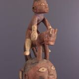 Gelede Yoruba mask with horseman crest (N° 29641)