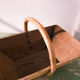 Vintage wooden basket