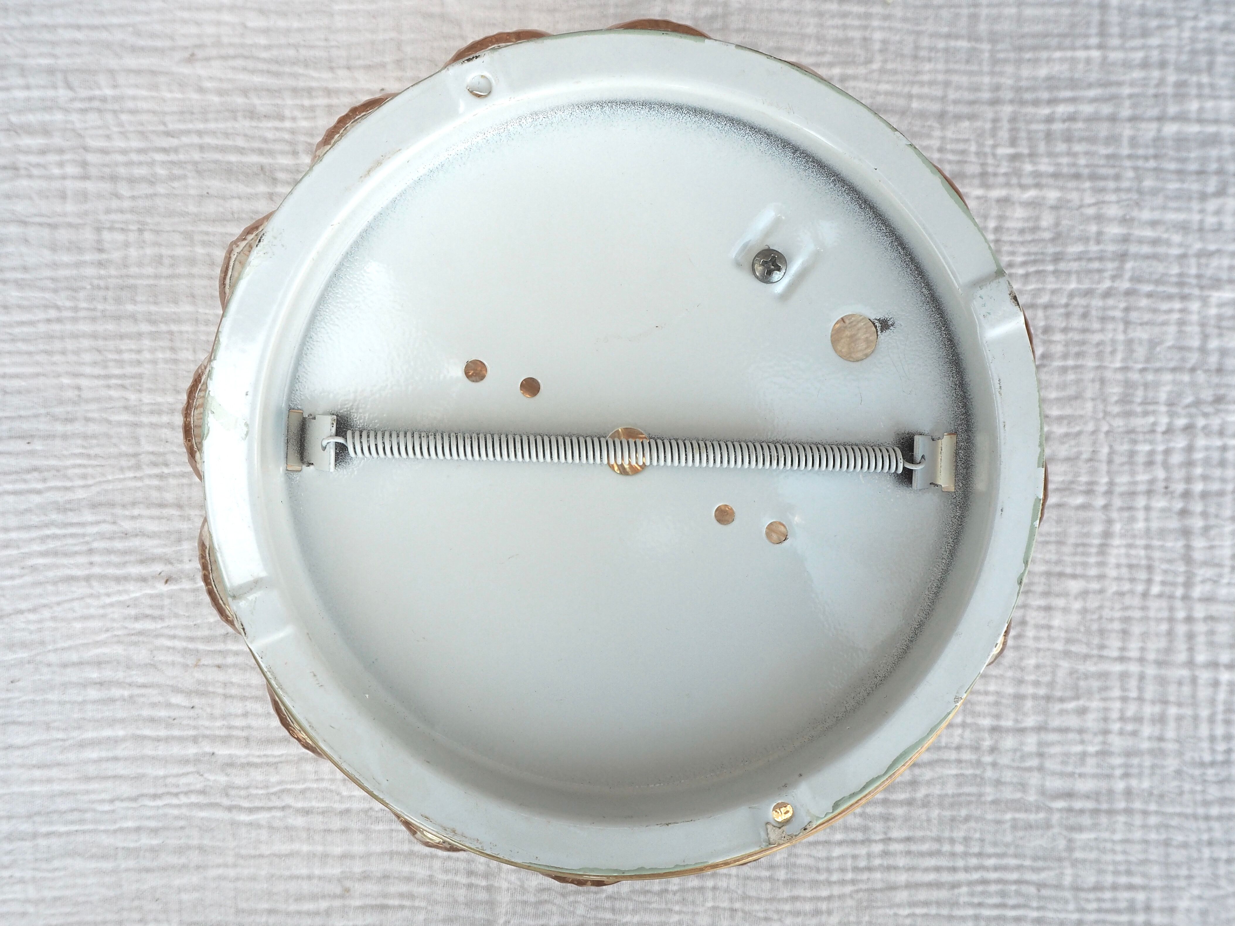 Apricot-colored flower ceiling lamp