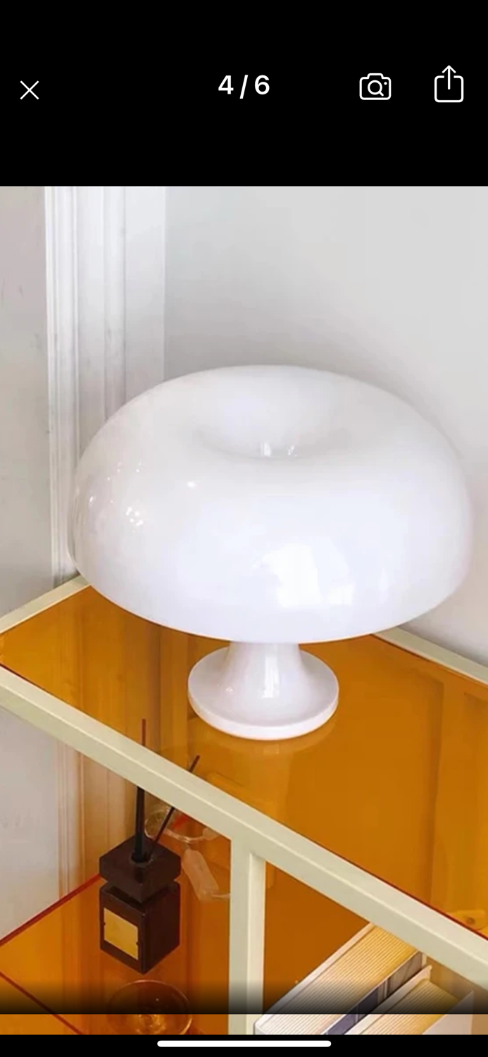 Mushroom lamp. 60s-70s style. italian design