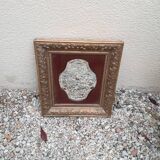 Old framed mirror