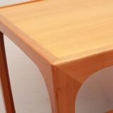 Table d'appoint cube des années 1960 en merisier, Wilhelm Renz