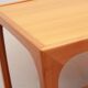 Table d'appoint cube des années 1960 en merisier, Wilhelm Renz