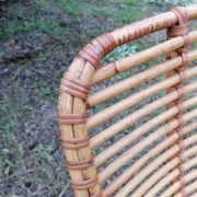Vintage rattan armchair by Dirk Van Sliedregt for Rohe Noordwolde.