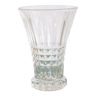 Vase vintage en verre moulé années 50
