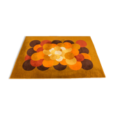 Modern rectangular carpet space age 230x163 cm 70s