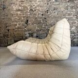 Togo 2-seater leather sofa by Michel Ducaroy for Ligne Roset