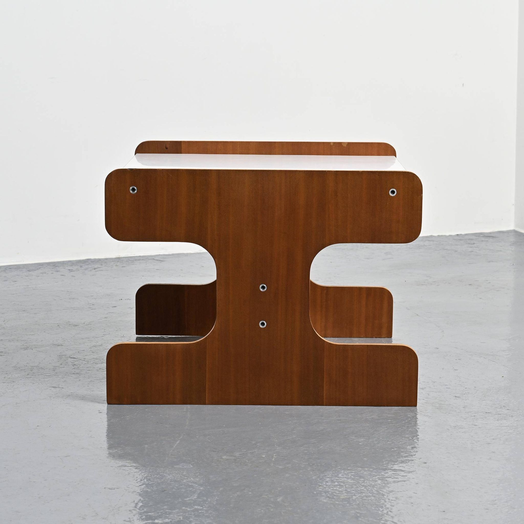 Plywood and laminate coffee table, Negroni, circa 1970