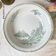 Vintage hollow dish French Terre de Fer St Amand TRIANON cherub motif 19th century