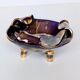 Tripod Ashtray Dish in Ceramic - Alcy Paris - Lustrous Enamel and Gold