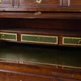 Desk – or secretary, cylinder, mahogany. Late 18th century period.